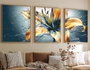 Wallity Cuadro Decorativo Enmarcado de 3 Piezas 35 x 50 cm